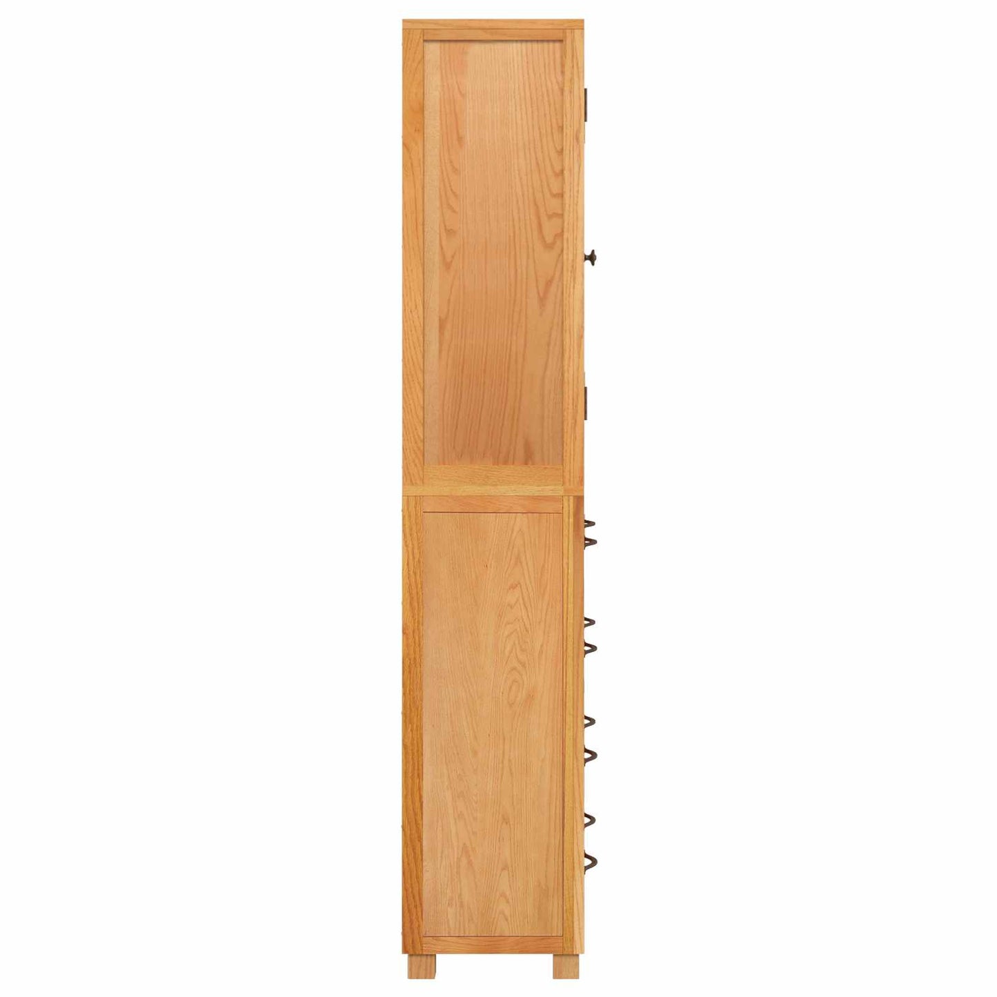 Tároló bútor készlet fiókkal 2 db Természetes 80 x 35 x 185 cm