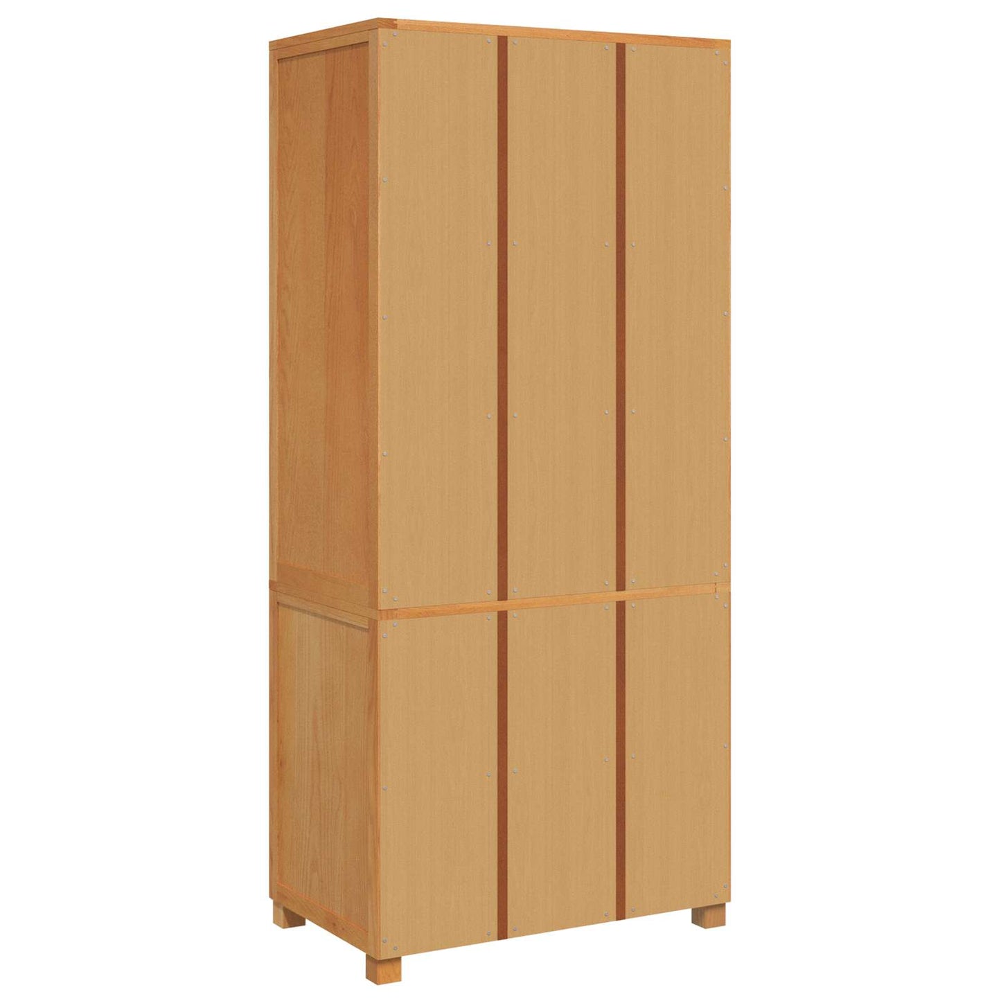 Tároló bútor készlet 2 db Barna 80 x 50 x 180 cm Tömör Tölgyfa