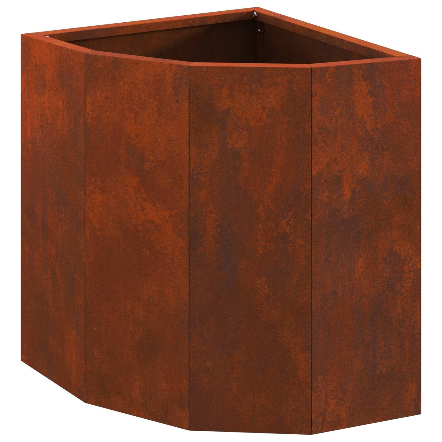 Sarok Virágtartó Rozsdás 30 x 30 x 35 cm időjárásálló acél