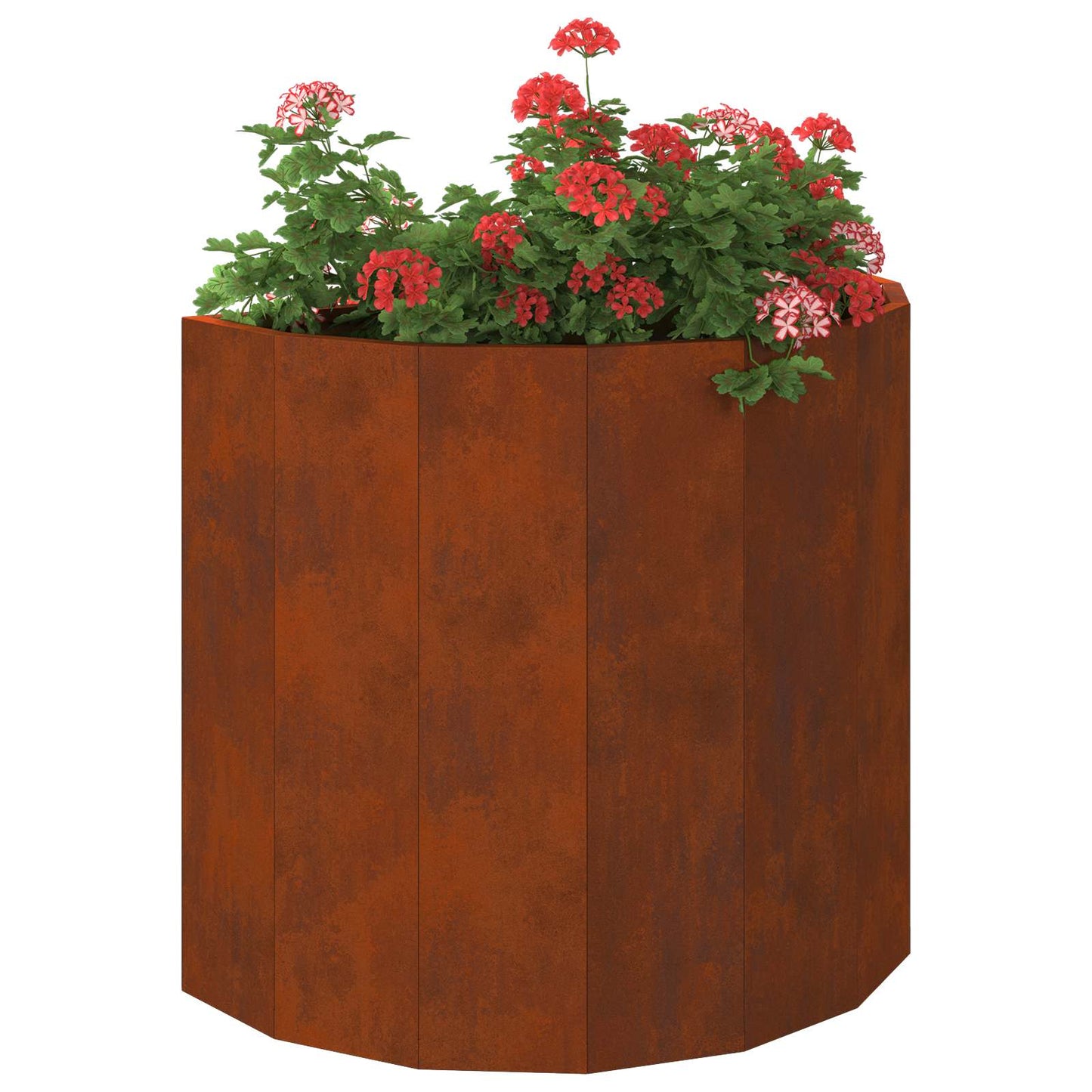 Növénytartó Rozsdás 60 x 30 x 50 cm Időjárásálló acél