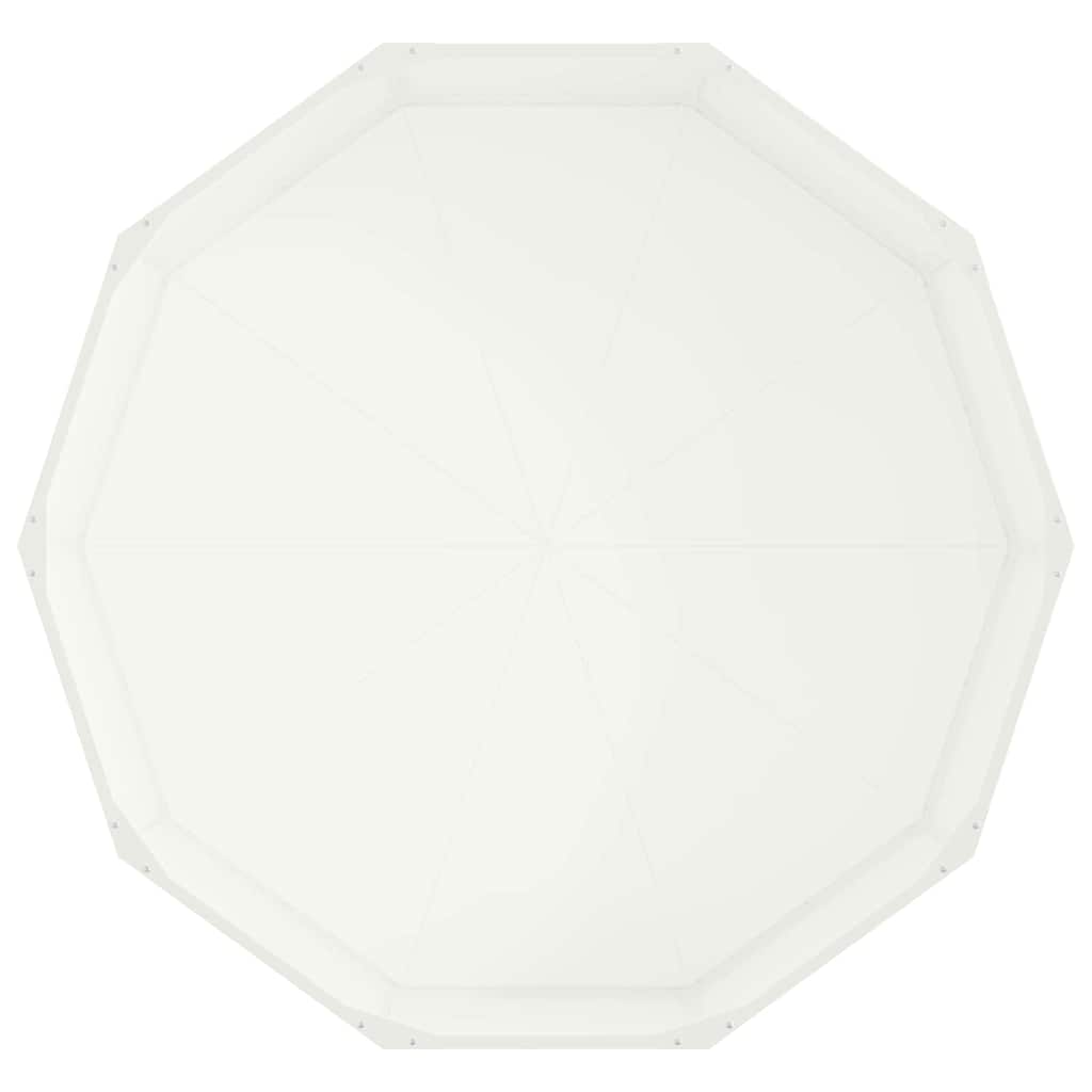 Növénytartó Fehér 120 x 120 x 35 cm Acél