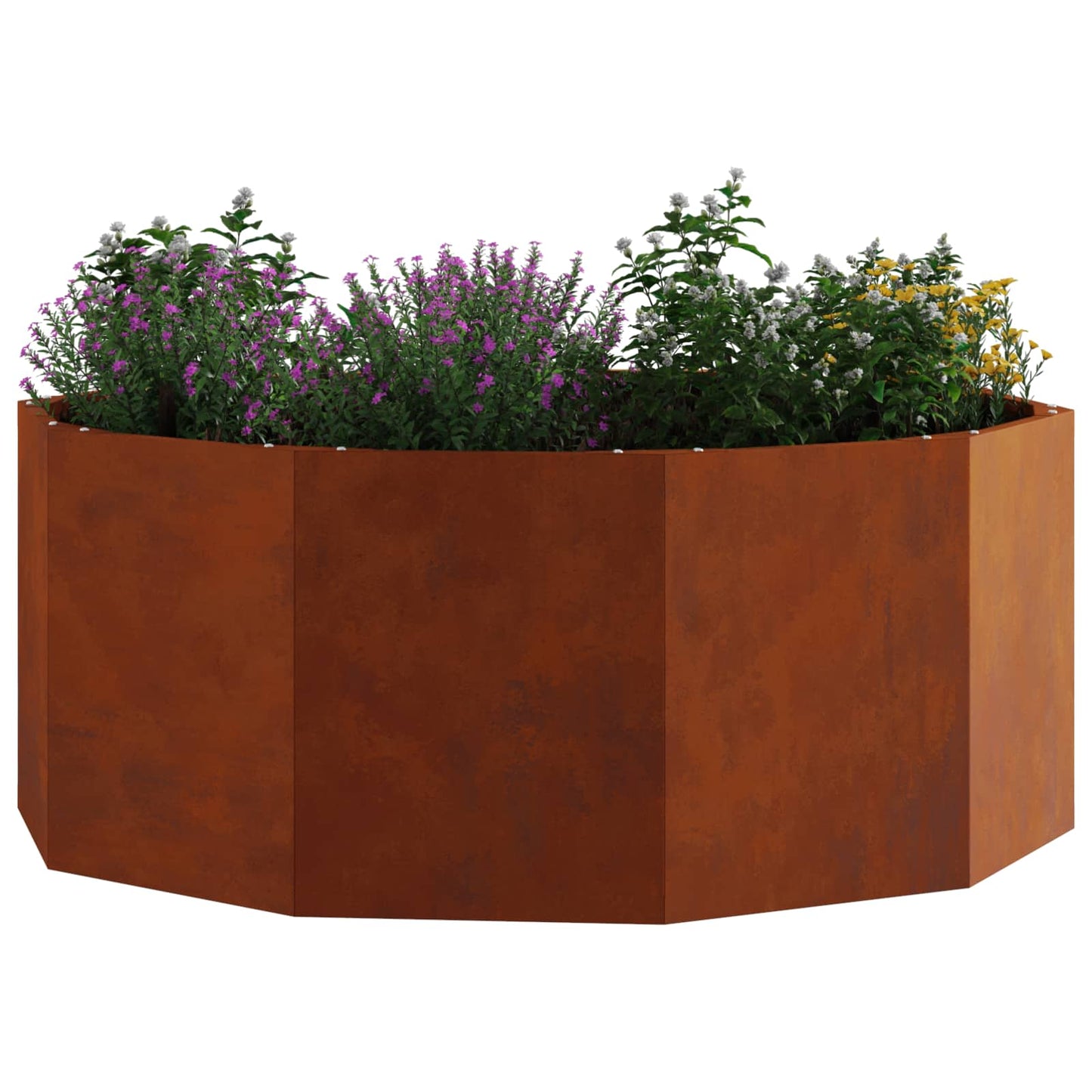 Növénytartó Rozsdás 90 x 90 x 35 cm Időjárásálló acél