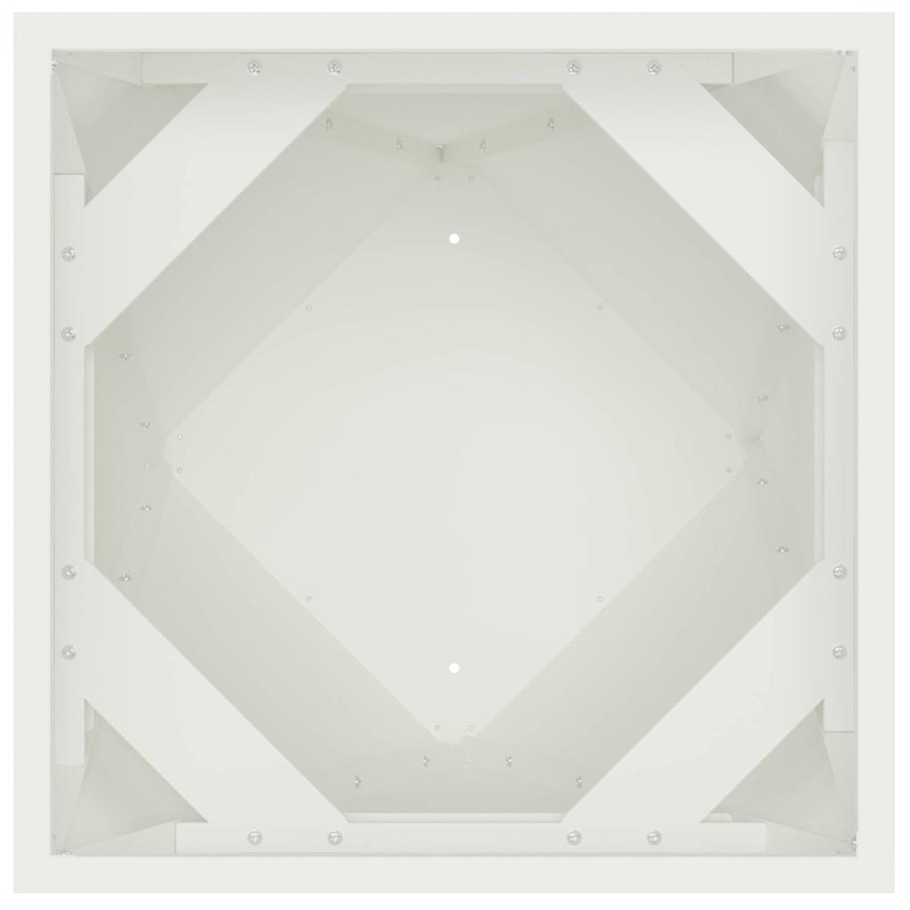 Növénytartó Fehér 50 x 50 x 75 cm Acél