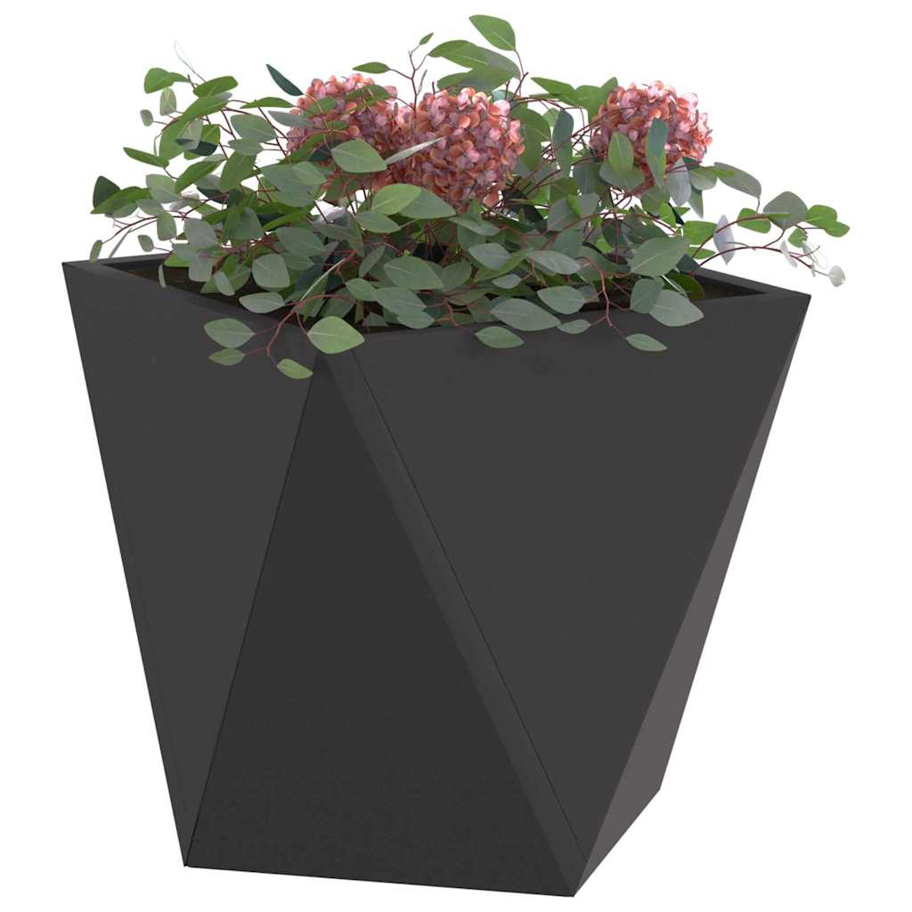 Növénytartó Fekete 30 x 30 x 30 cm Acél