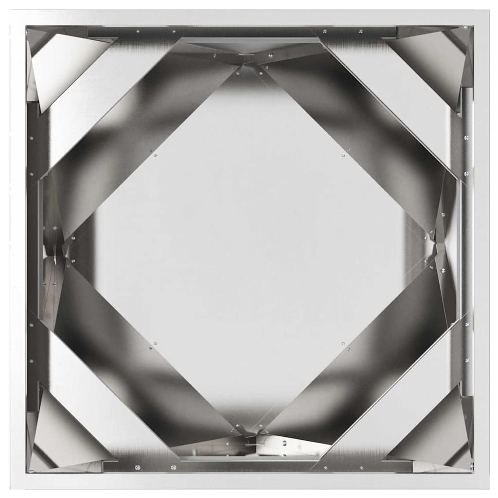 Növénytartó Ezüst 50 x 50 x 50 cm Horganyzott acél