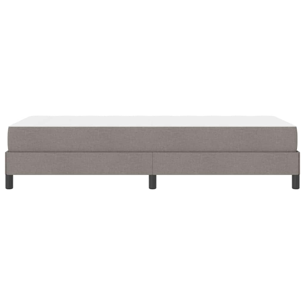 Boxrugós ágy matracmal Tópszínű 90 x 200 cm szövet