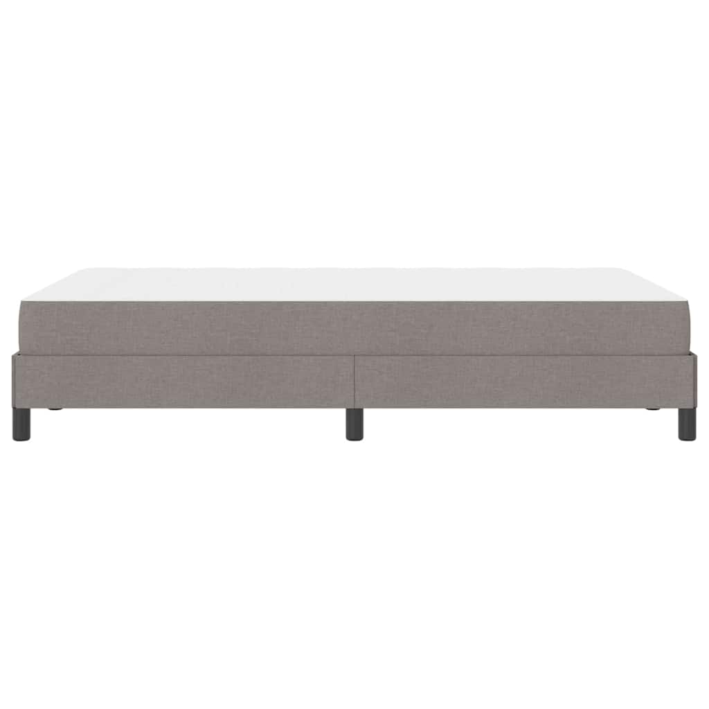 Boxrugós ágy matracmal Tópszínű 120 x 190 cm szövet