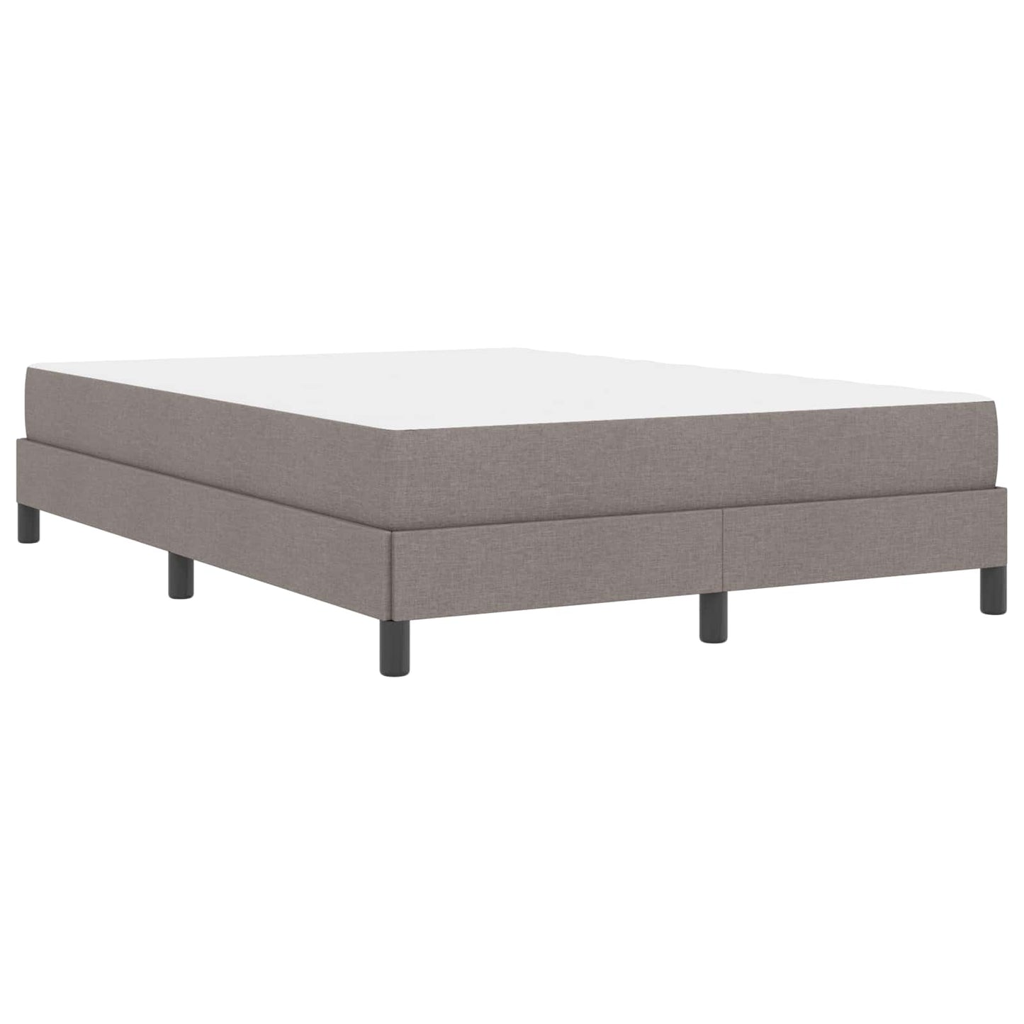 Boxrugós ágy matracmal Tópszínű 160 x 200 cm szövet