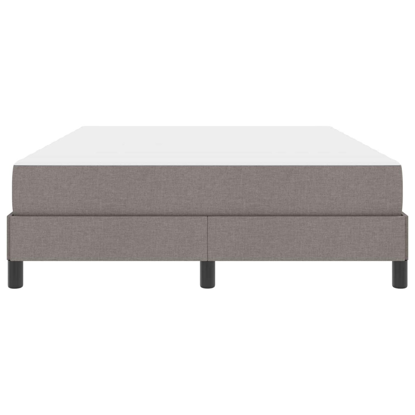 Boxrugós ágy matracmal Tópszínű 160 x 200 cm szövet