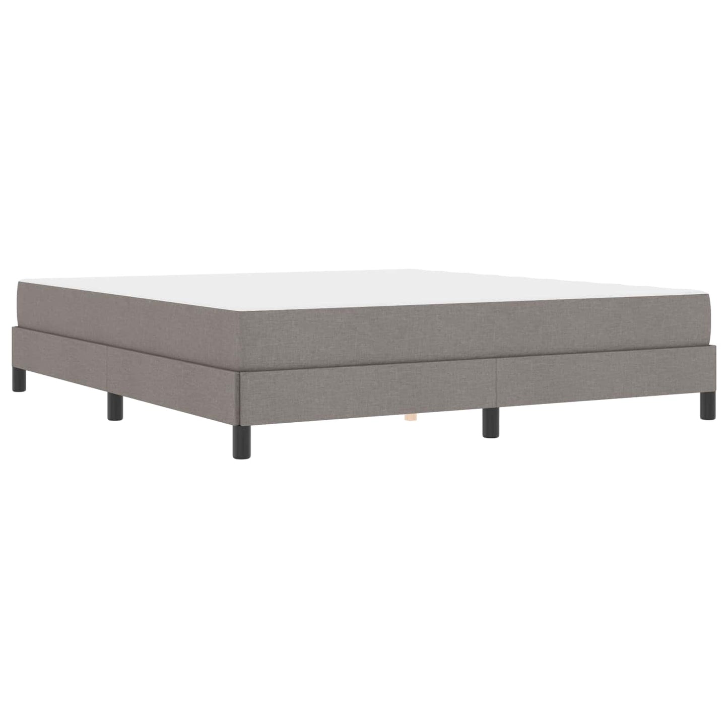 Boxrugós ágy matracmal Tópszínű 180 x 200 cm szövet
