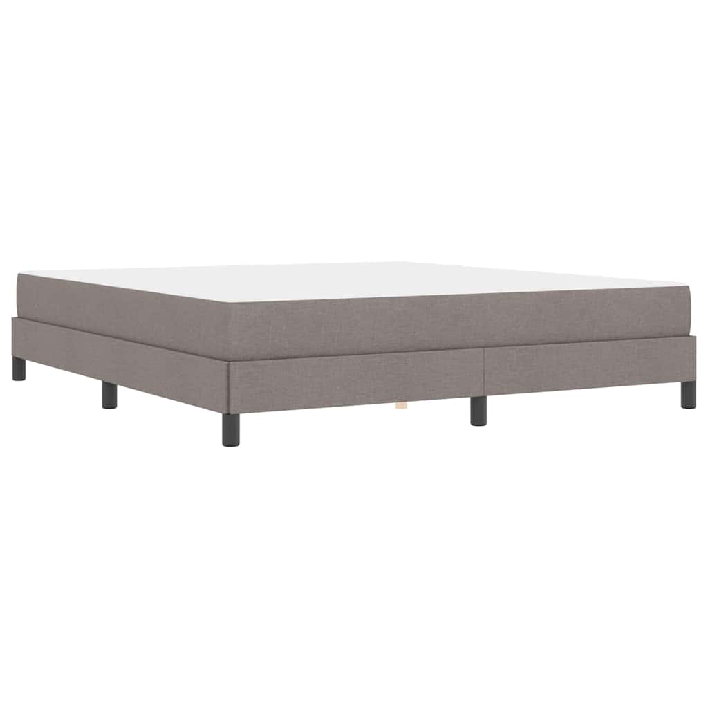 Boxrugós ágy matracmal Tópszínű 180 x 200 cm szövet