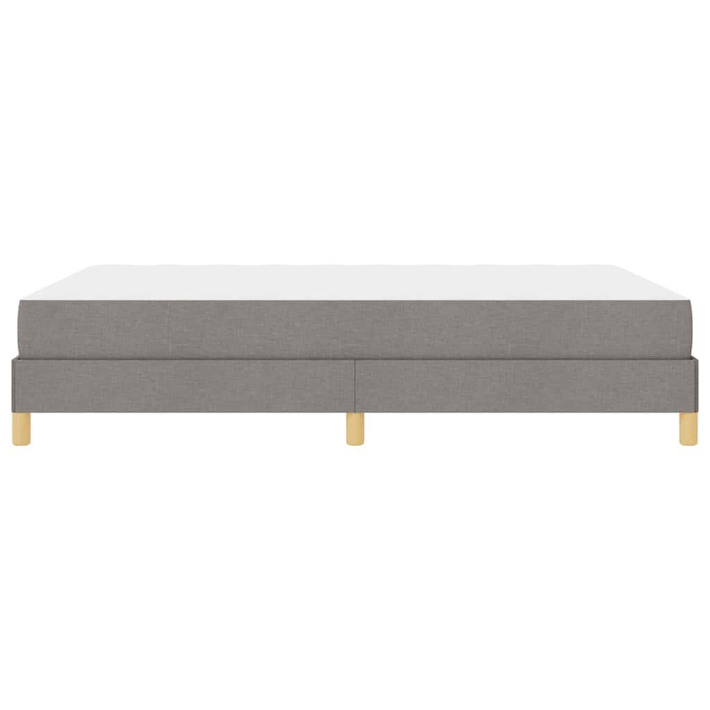 Boxrugós ágy matracmal Tópszínű 160 x 200 cm szövet