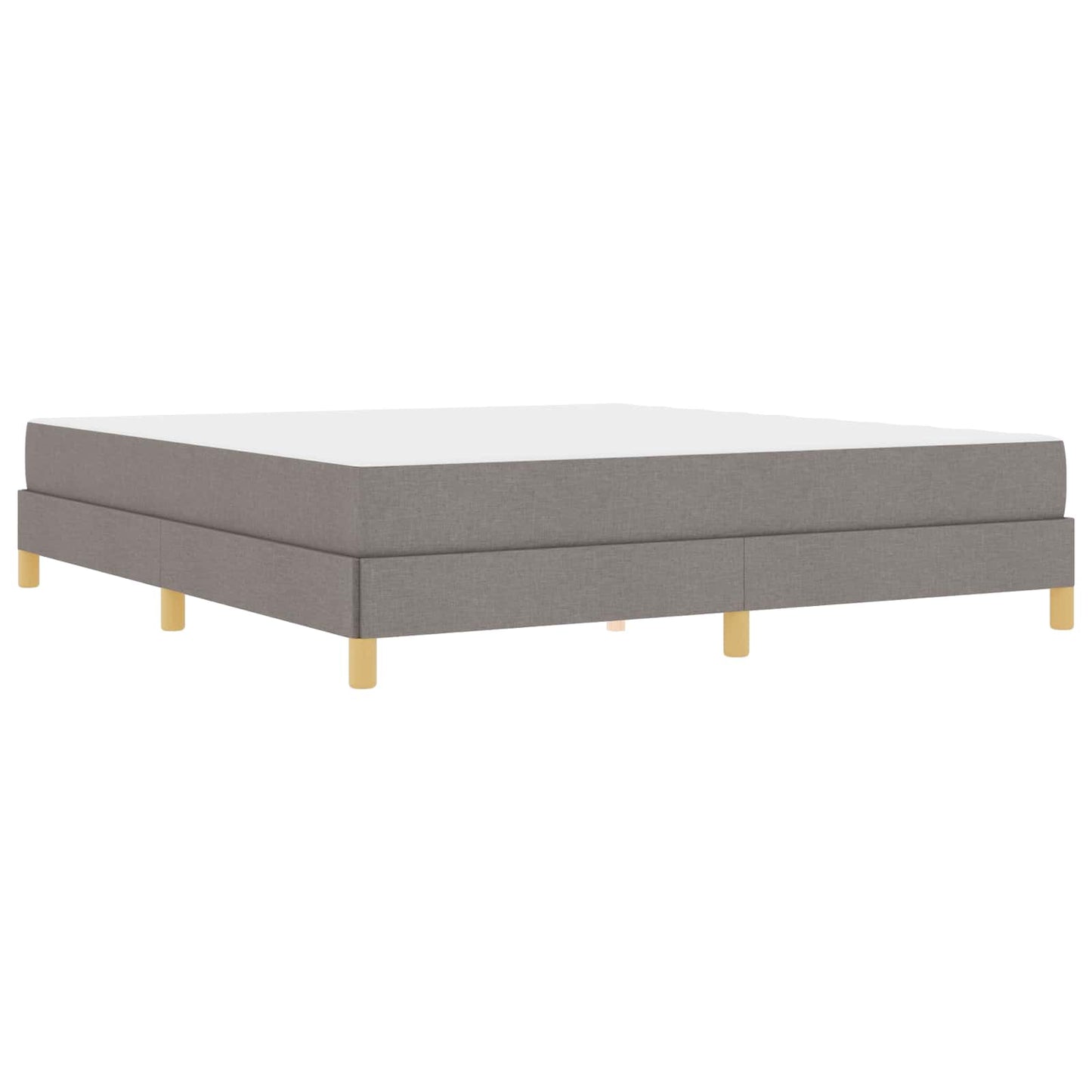 Boxrugós ágy matracmal Tópszínű 180 x 200 cm szövet