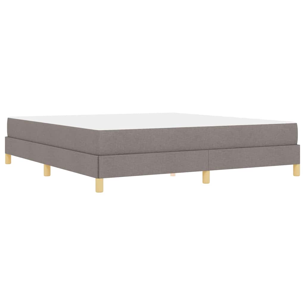 Boxrugós ágy matracmal Tópszínű 180 x 200 cm szövet