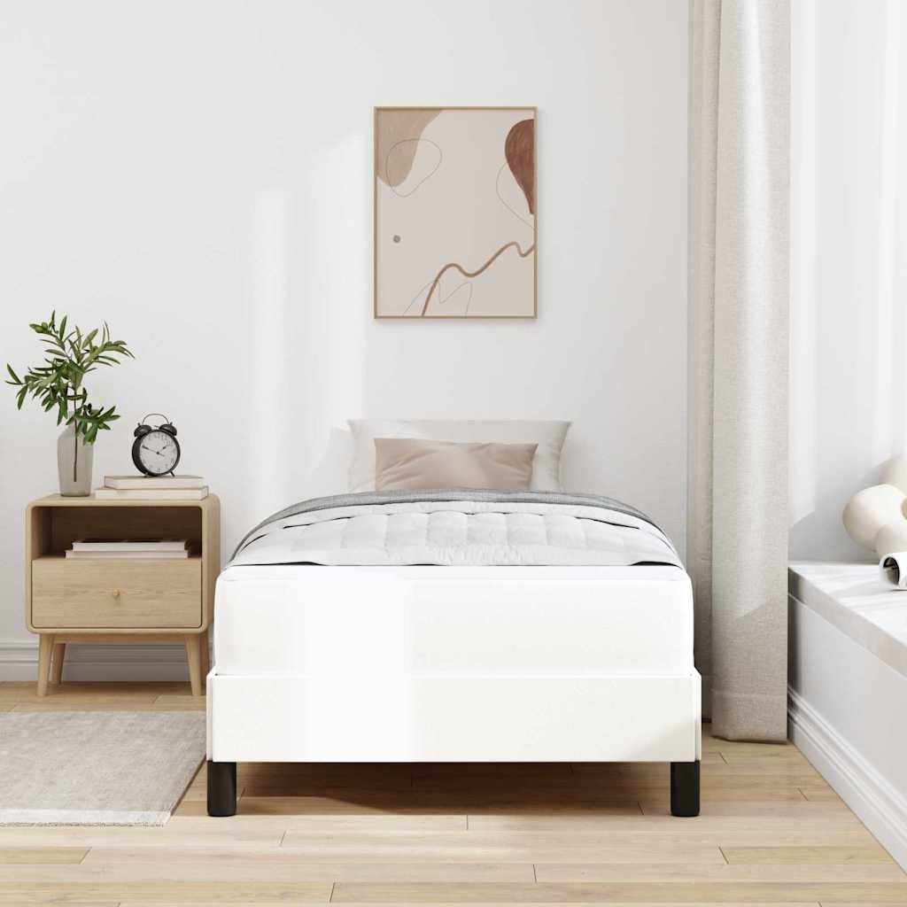 Ágykeret matracmal Tiszta Fehér 80 x 200 cm szövet