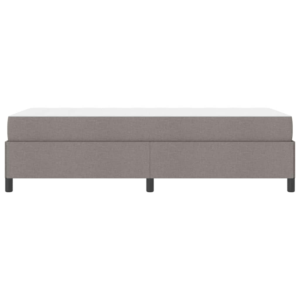 Boxrugós ágy matracmal Tópszínű 90 x 190 cm szövet