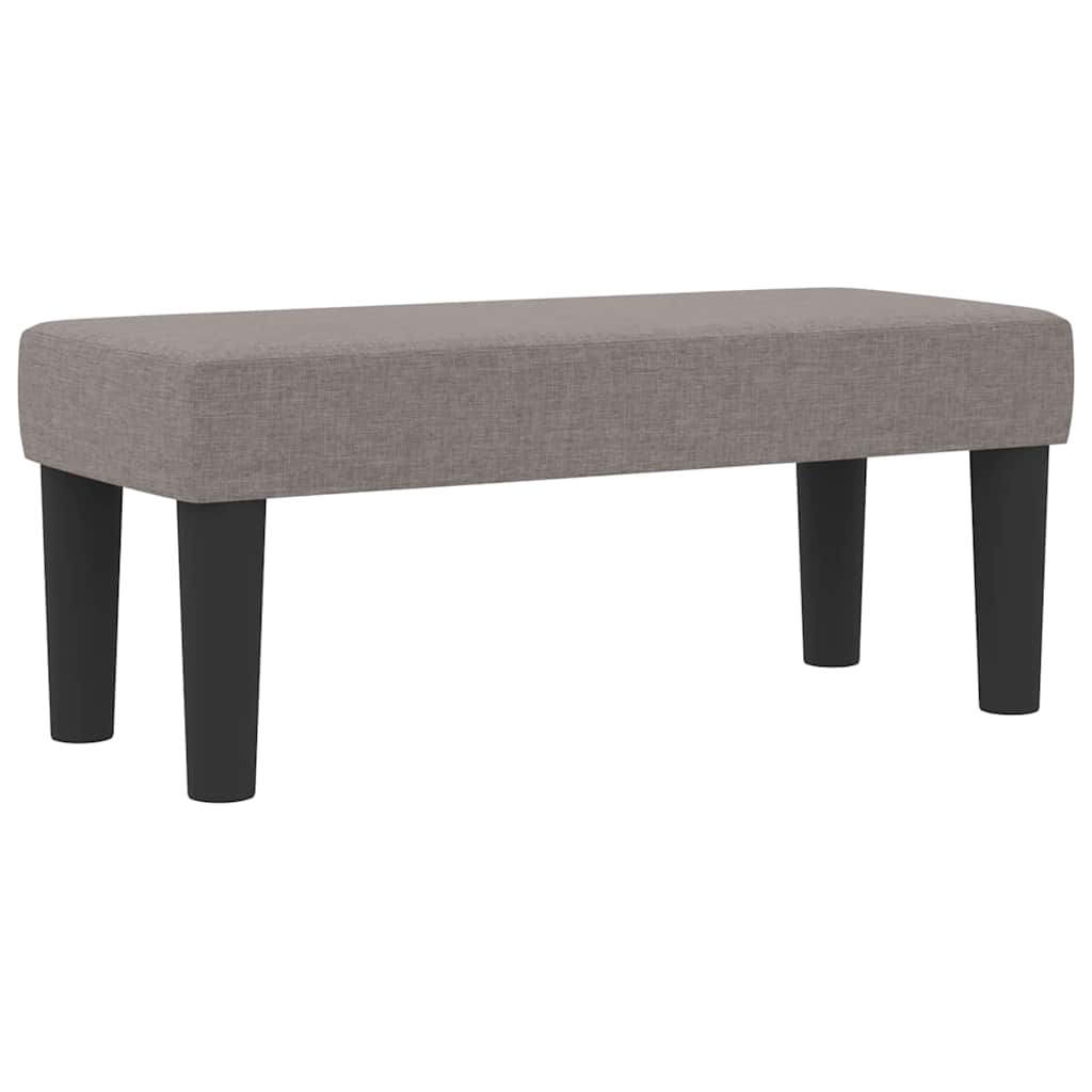 Boxrugós ágy párnával fejtámlával Tópszínű 90 x 190 cm szövet