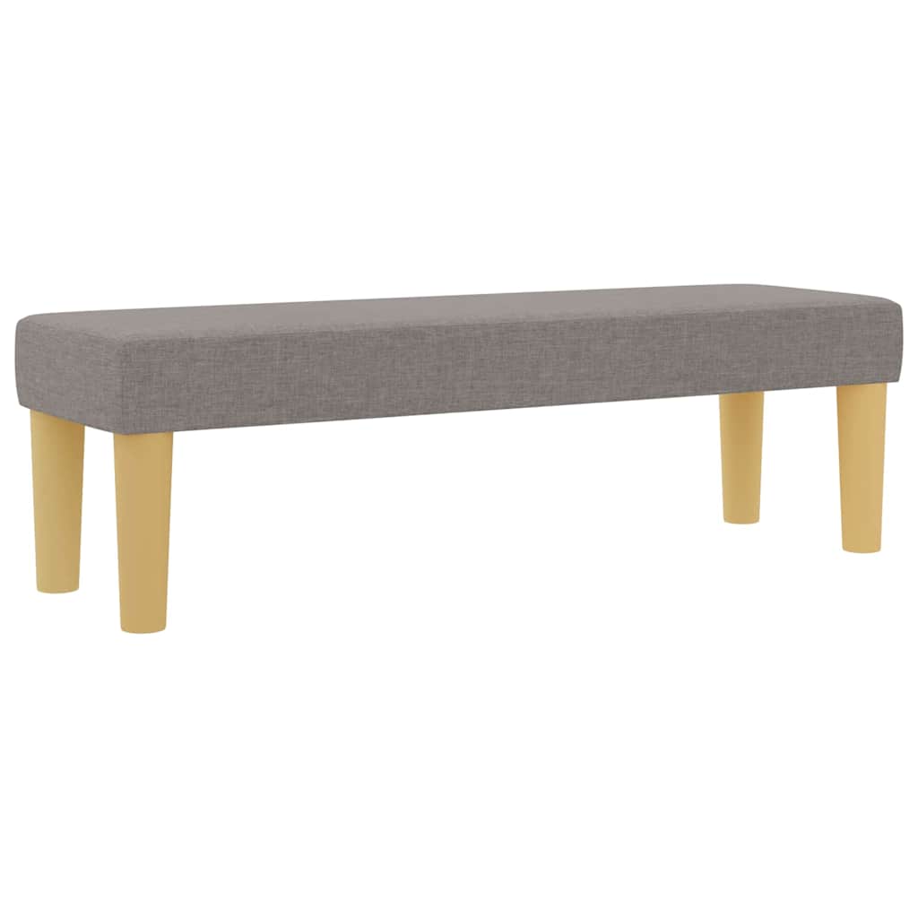 Boxrugós ágy párnával fejtámlával Tópszínű 200 x 140 cm szövet