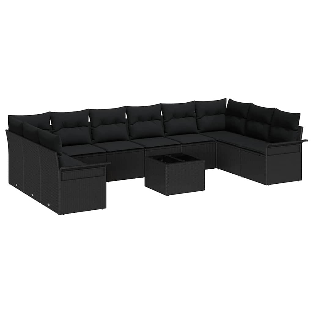 Kerti Kanapé Szett párnával tárolóval 11 pcs Bézs Poli rattan