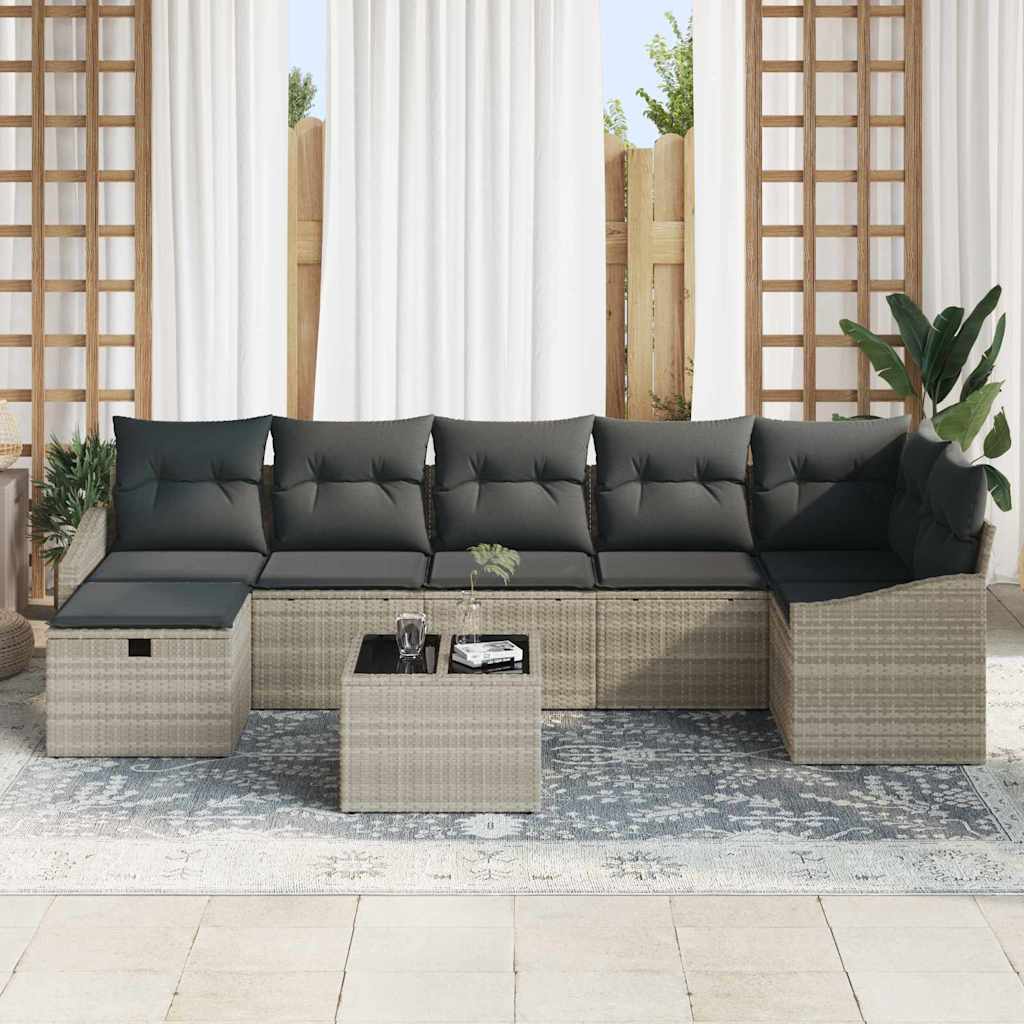 Kanapé Szett 8 db polirattan