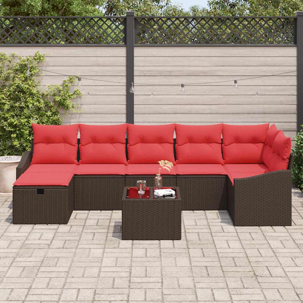 Kanapé Szett 8 db polirattan