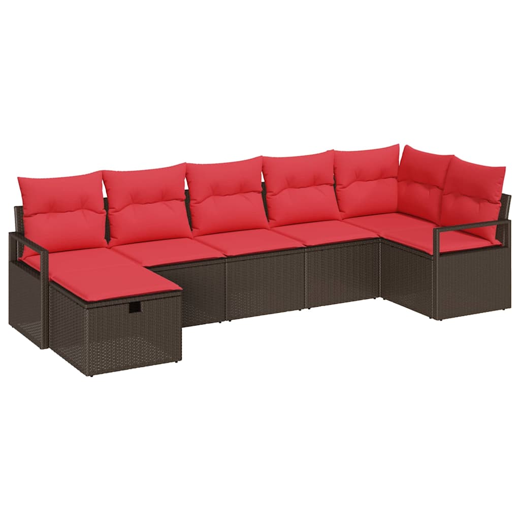 Kanapé Szett párnával 4 pcs polirattan