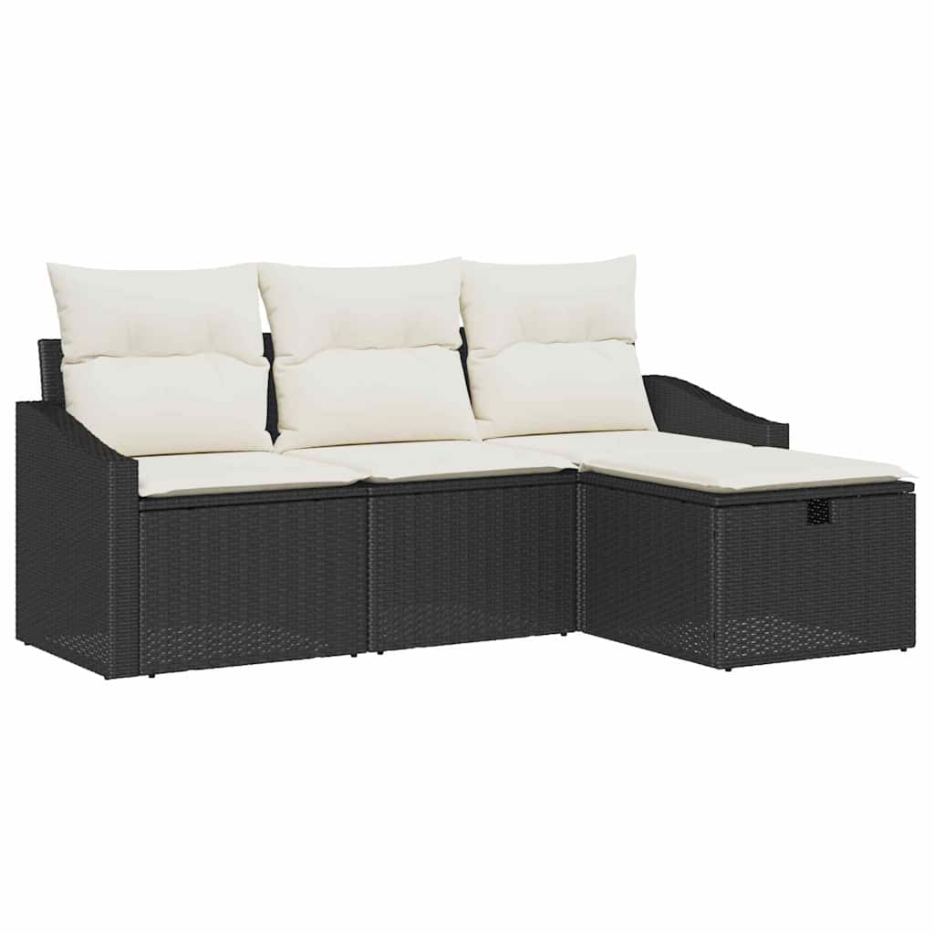 Kanapé Szett 4 db polirattan