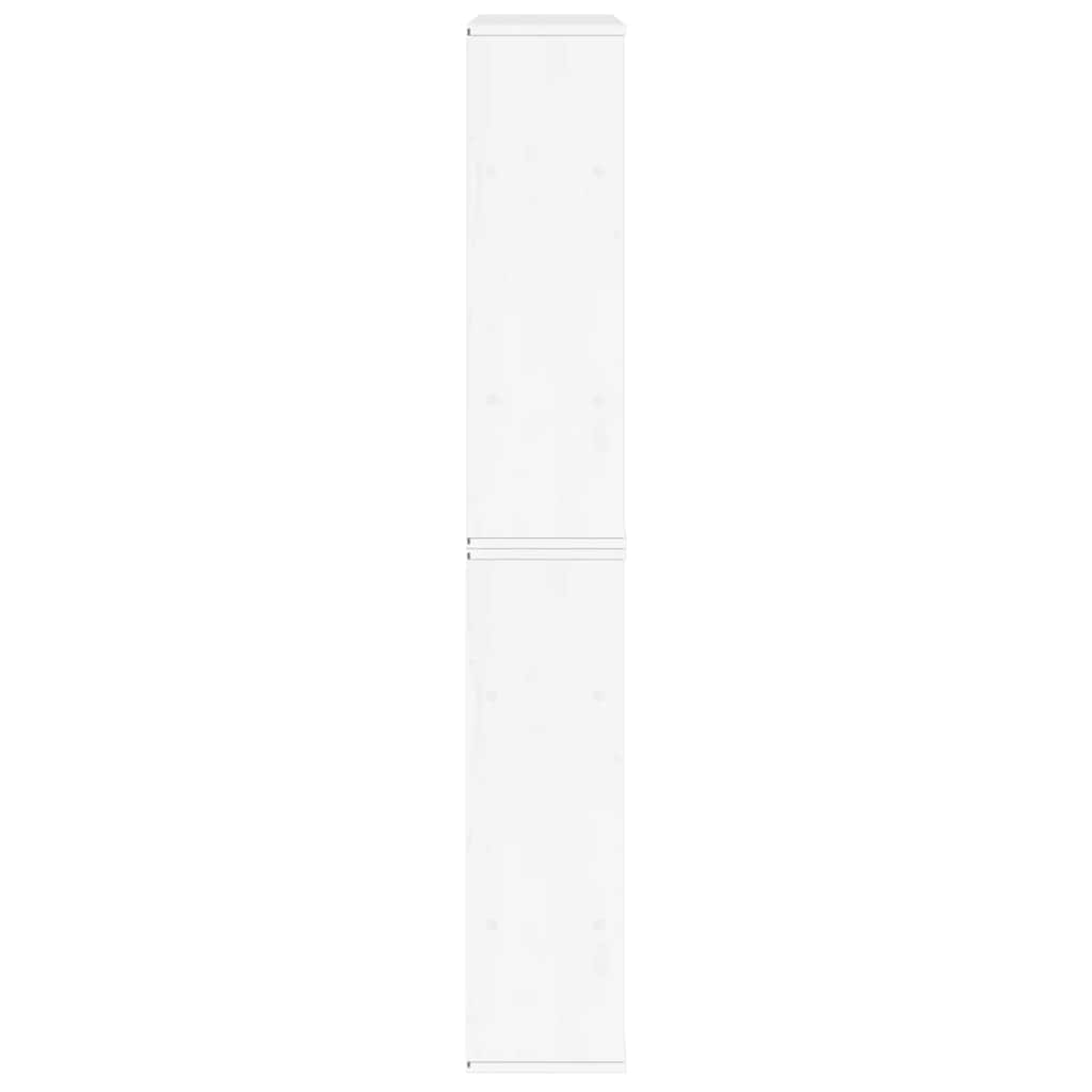 4 db fehér tömörfa fenyőfa oldalsó szekrény ODDA 40x24x79 cm