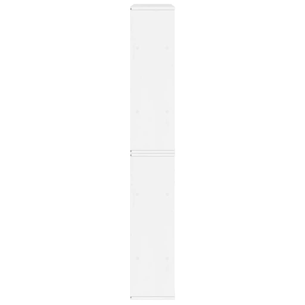 6 db fehér tömörfa fenyőfa oldalsó szekrény ODDA 40x24x79 cm