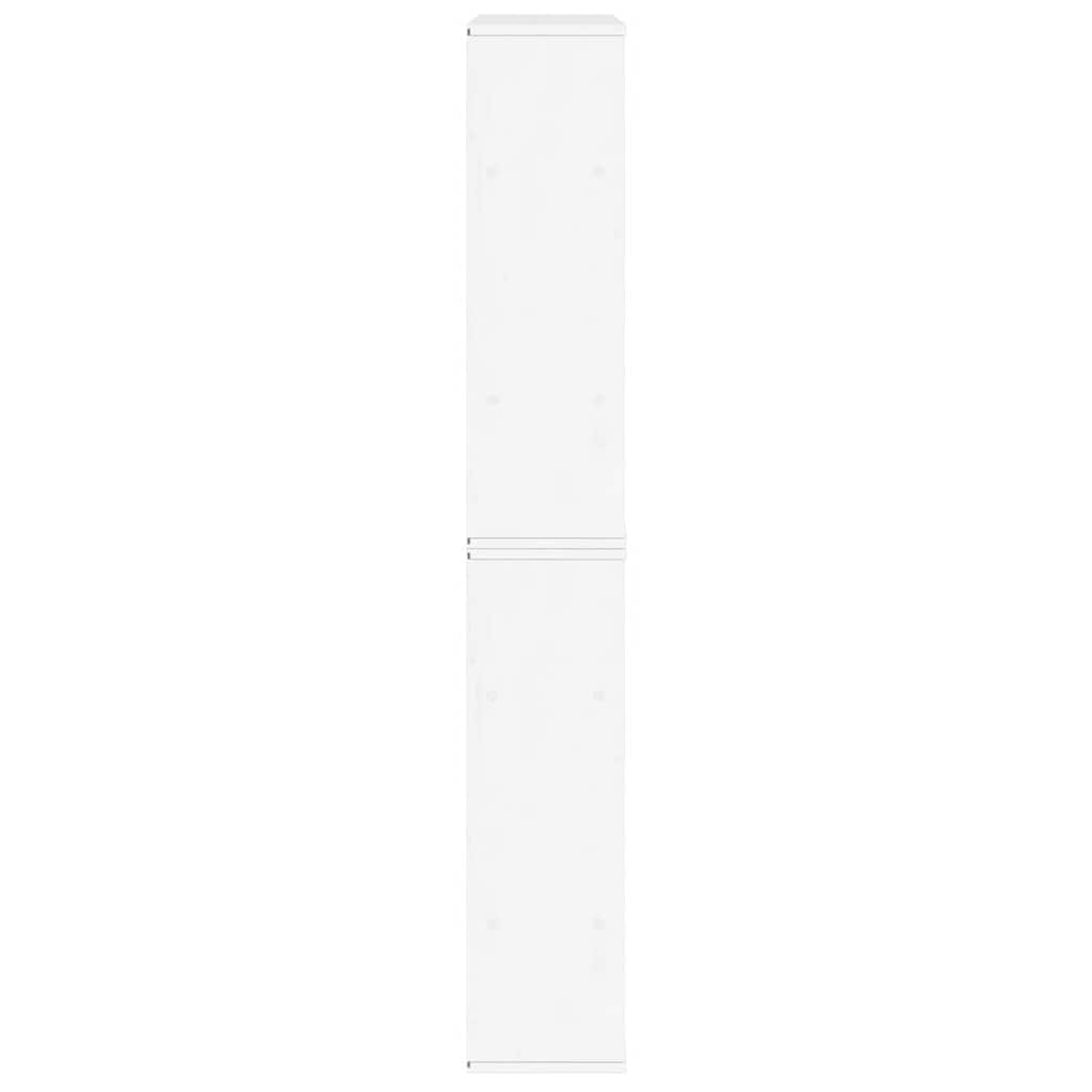 5 db fehér tömörfa fenyőfa oldalsó szekrény ODDA 40x24x79 cm