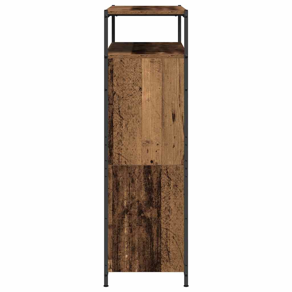 Cipőszekrény 100 x 34 x 112 cm Szerelt Fa Öreg fa