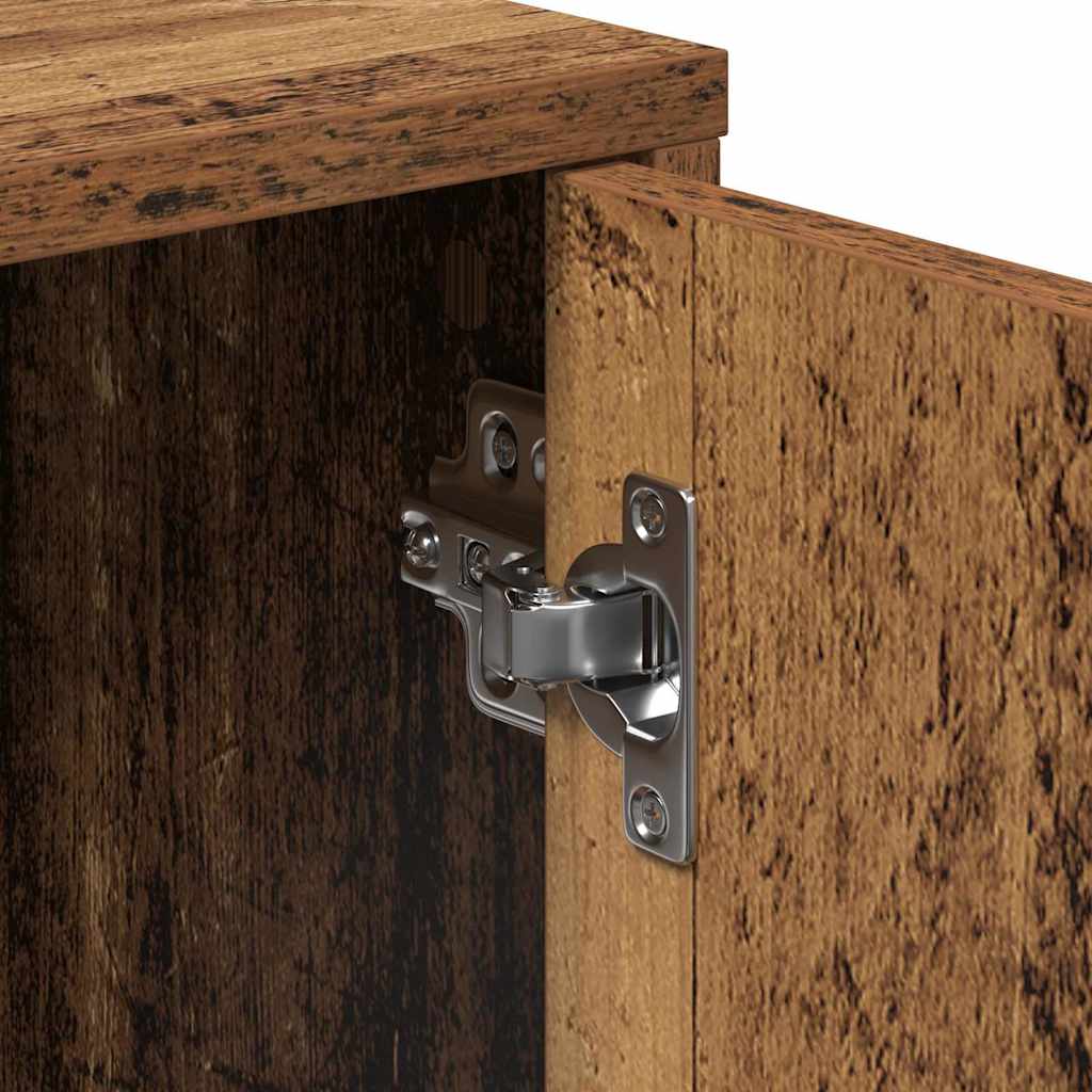 Széf 2 pcs Öreg fa 60 x 31 x 70 cm Faanyag