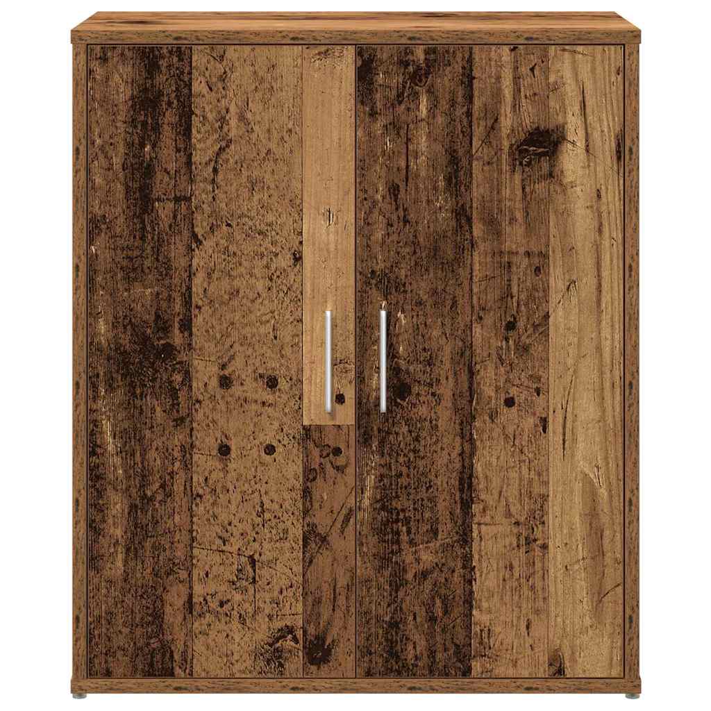 Széf 2 pcs Öreg fa 60 x 31 x 70 cm Faanyag