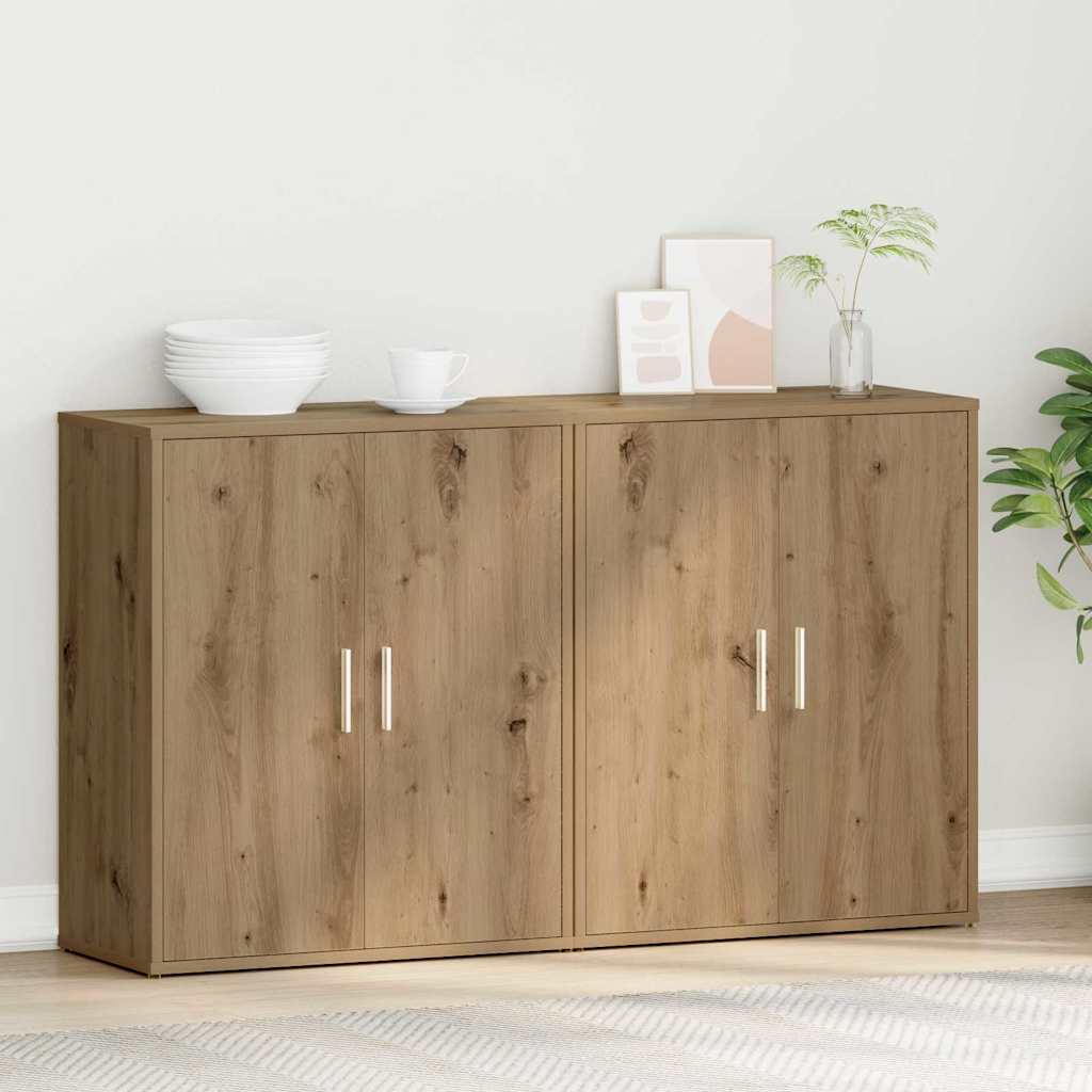 Széf 2 db Artisan tölgy 60 x 31 x 70 cm Szerelt Fa