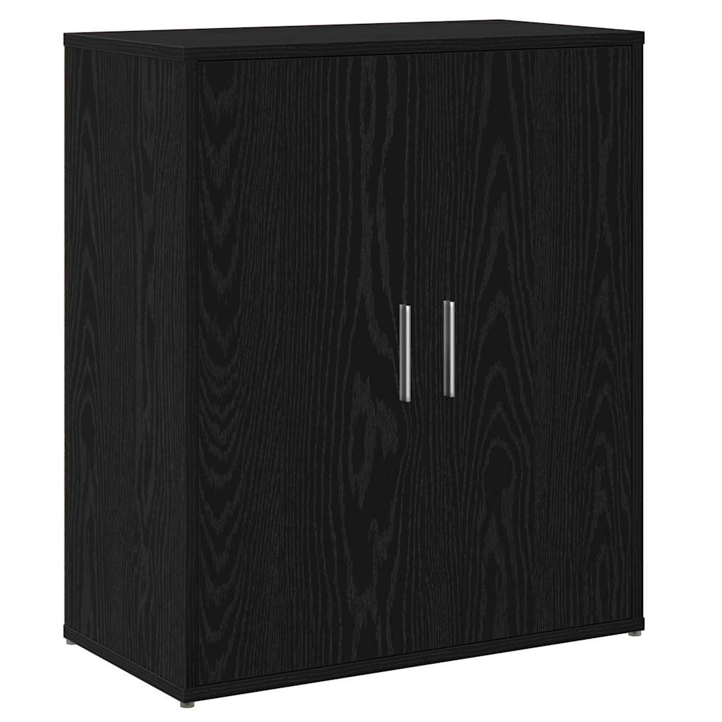 Széf 2 db Fekete tölgy 60 x 31 x 70 cm Szerelt Fa