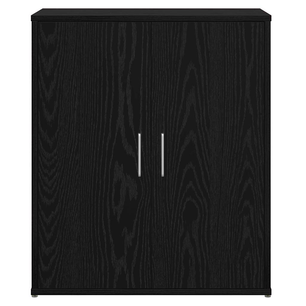 Széf 2 db Fekete tölgy 60 x 31 x 70 cm Szerelt Fa