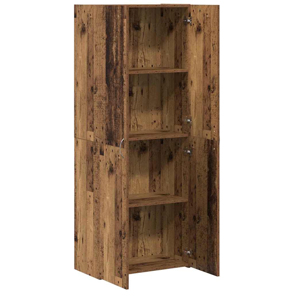 Irodai szekrény Antik Fa 60 x 32 x 152,5 cm Szerelt Fa