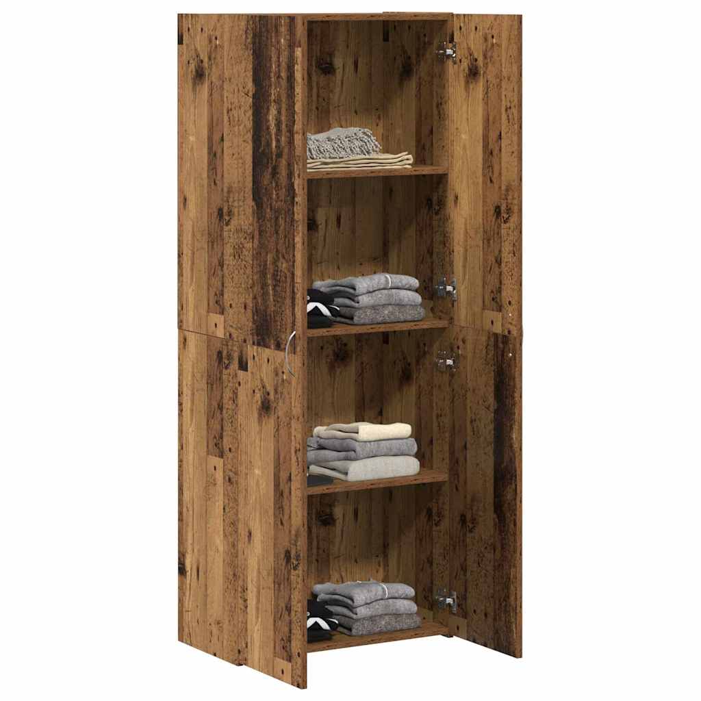 Irodai szekrény Antik Fa 60 x 32 x 152,5 cm Szerelt Fa