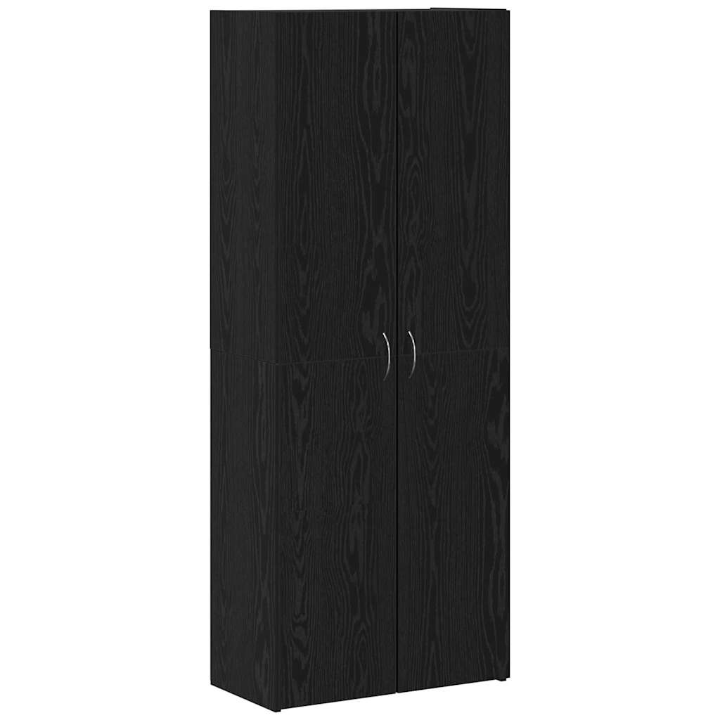 Irodai szekrény Fekete tölgy 60 x 32 x 152,5 cm Faanyag