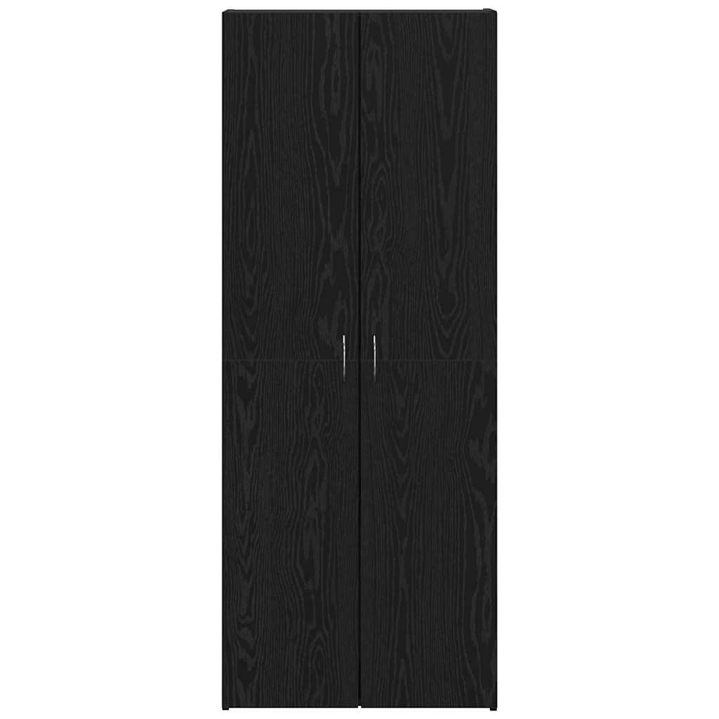 Irodai szekrény Fekete tölgy 60 x 32 x 152,5 cm Faanyag