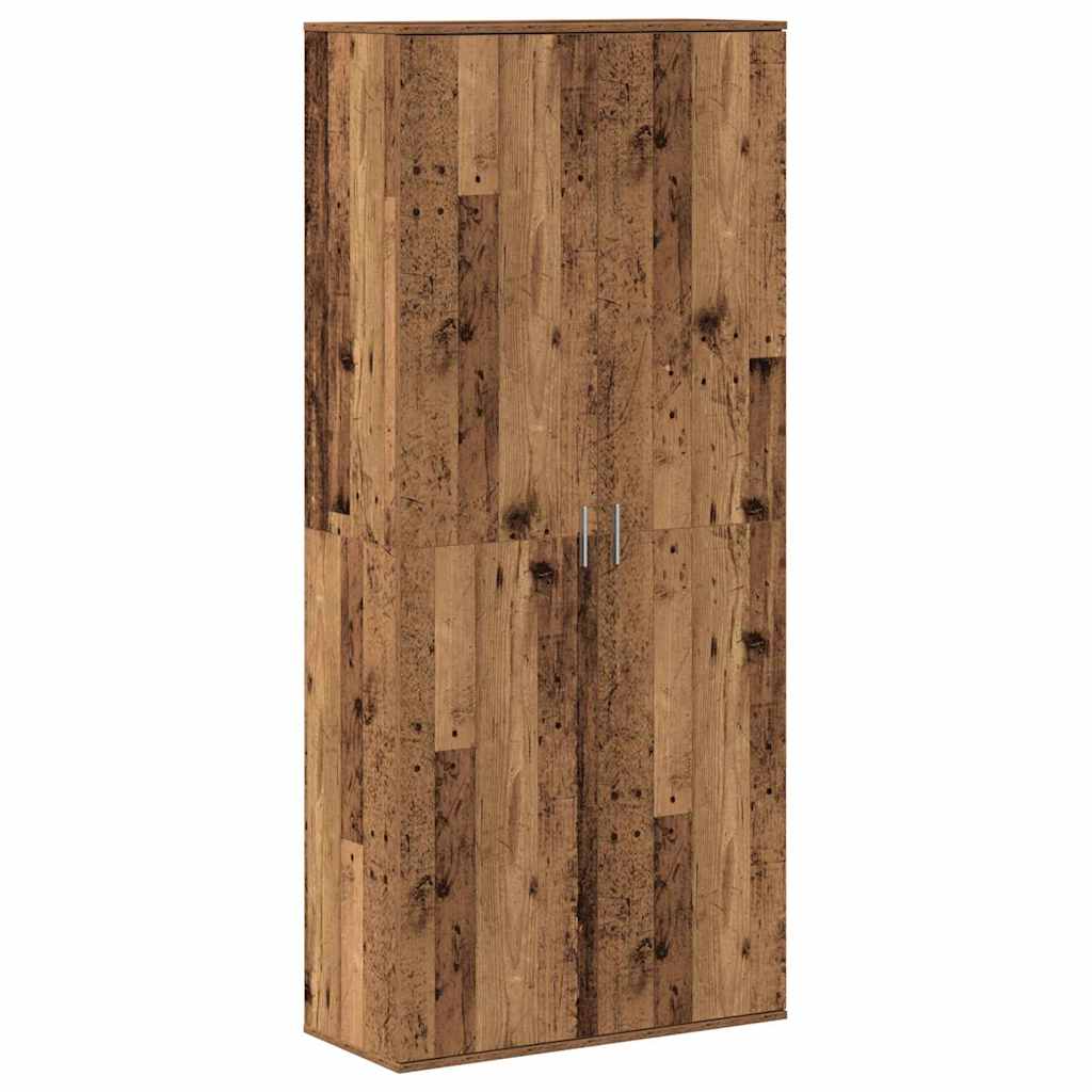 Highboard 80 x 35 x 180 cm Szerelt Fa Öreg fa