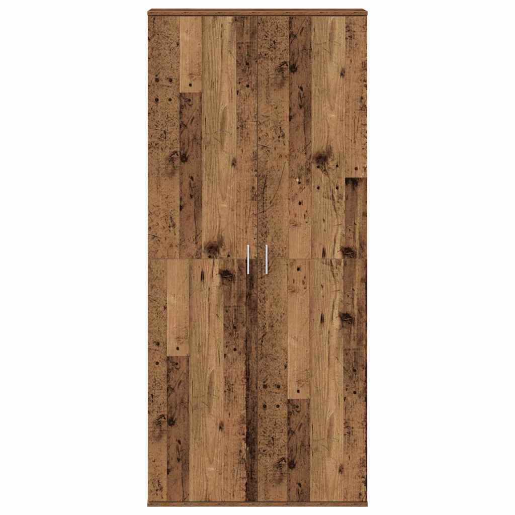 Highboard 80 x 35 x 180 cm Szerelt Fa Öreg fa