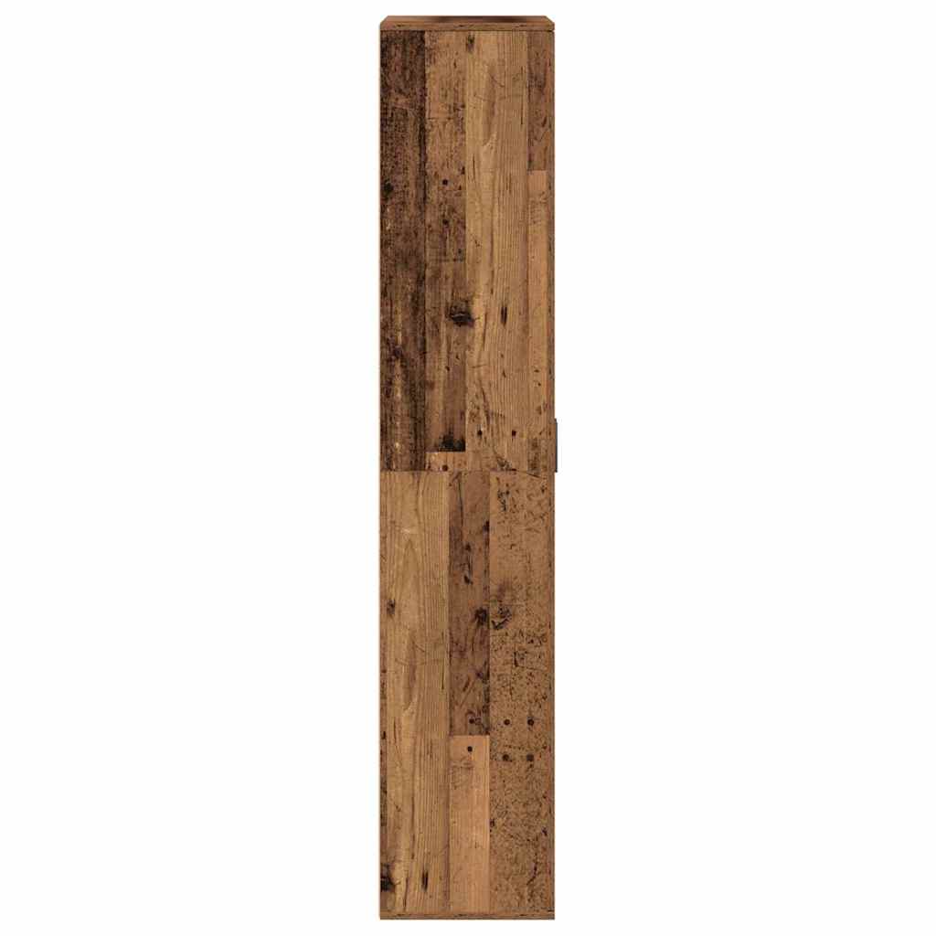 Highboard 80 x 35 x 180 cm Szerelt Fa Öreg fa