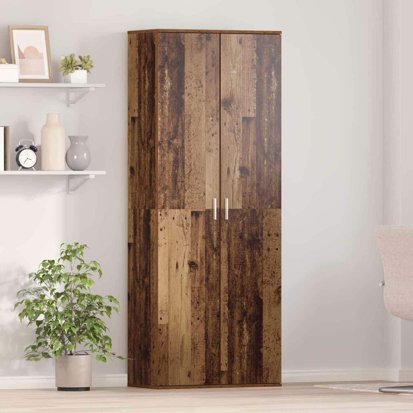 Magasfiú 70 x 33.5 x 180 cm Szerelt Fa Öreg fa