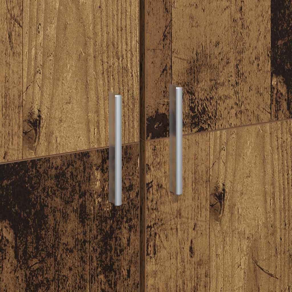 Highboard 60 x 35 x 180 cm Szerelt Fa Öreg fa