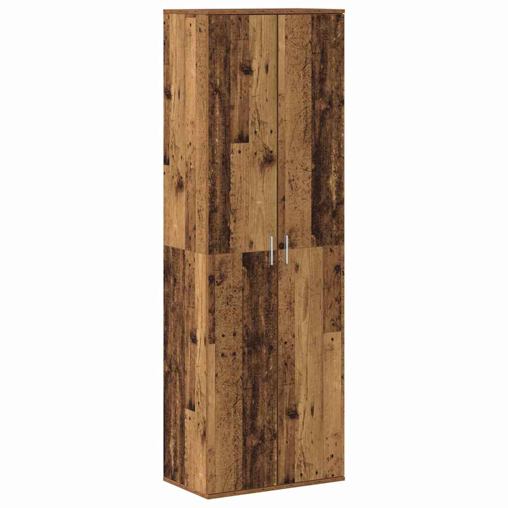 Highboard 60 x 35 x 180 cm Szerelt Fa Öreg fa