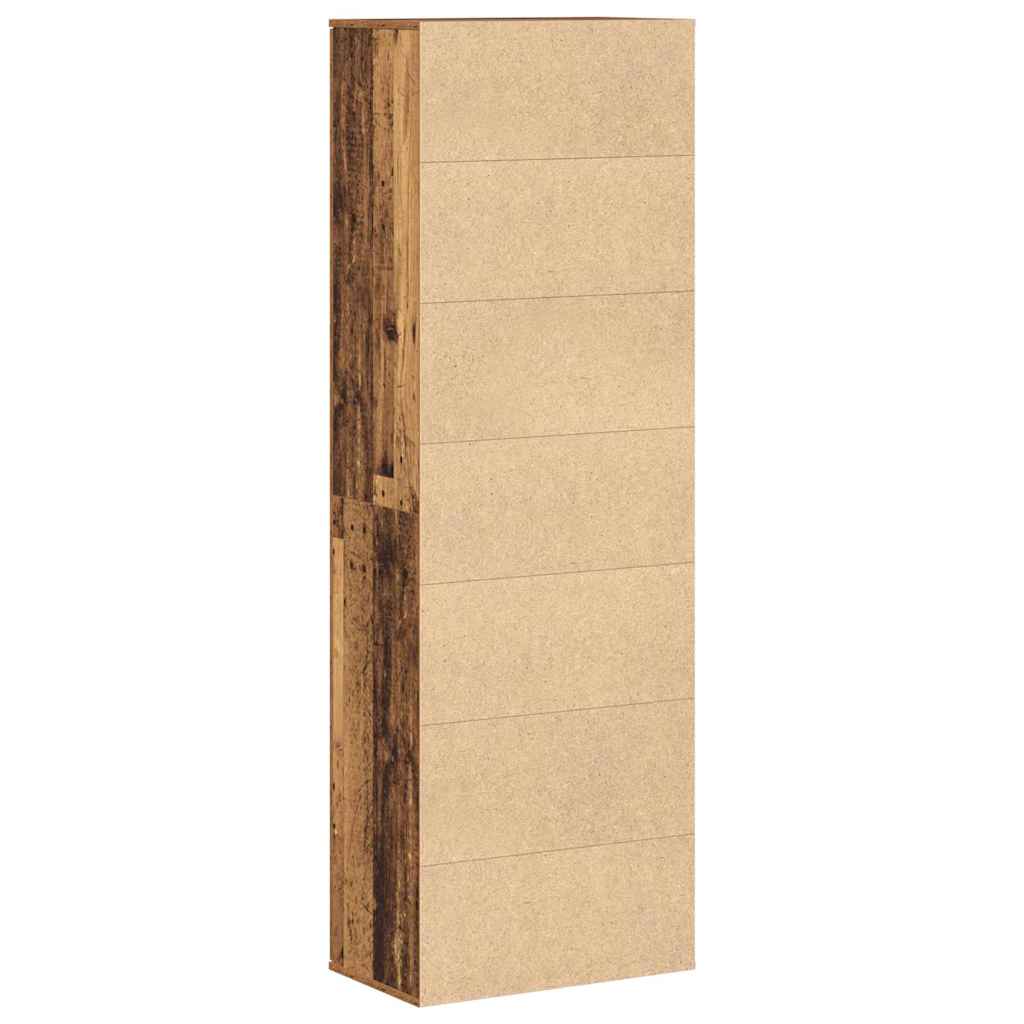Highboard 60 x 35 x 180 cm Szerelt Fa Öreg fa