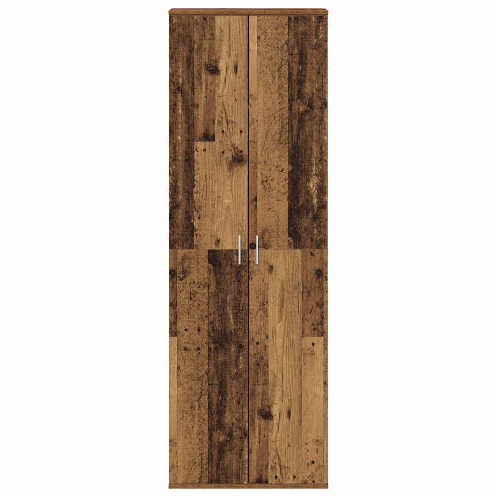 Highboard 60 x 35 x 180 cm Szerelt Fa Öreg fa