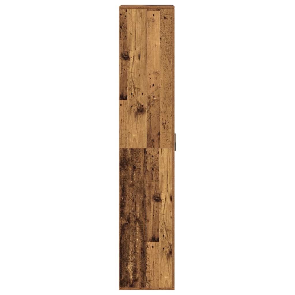 Highboard 60 x 35 x 180 cm Szerelt Fa Öreg fa