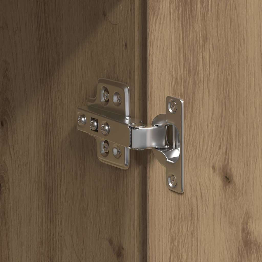 Highboard 60 x 35 x 180 cm Szerelt Fa kézműves tölgy